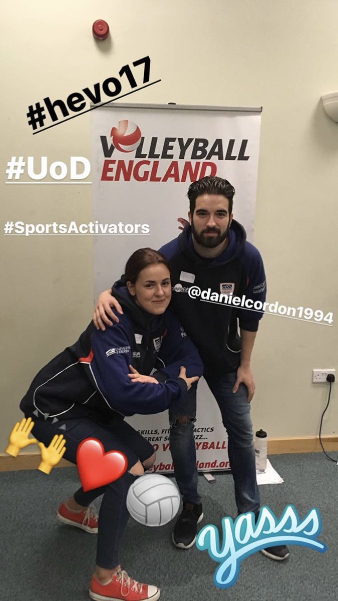 Check out <a href="/TeamDerby/">Team Derby</a> repping at the @VballEngland #HEVO Conference as <a href="/DerbyUnion/">Union of Students</a> #sportsactivators