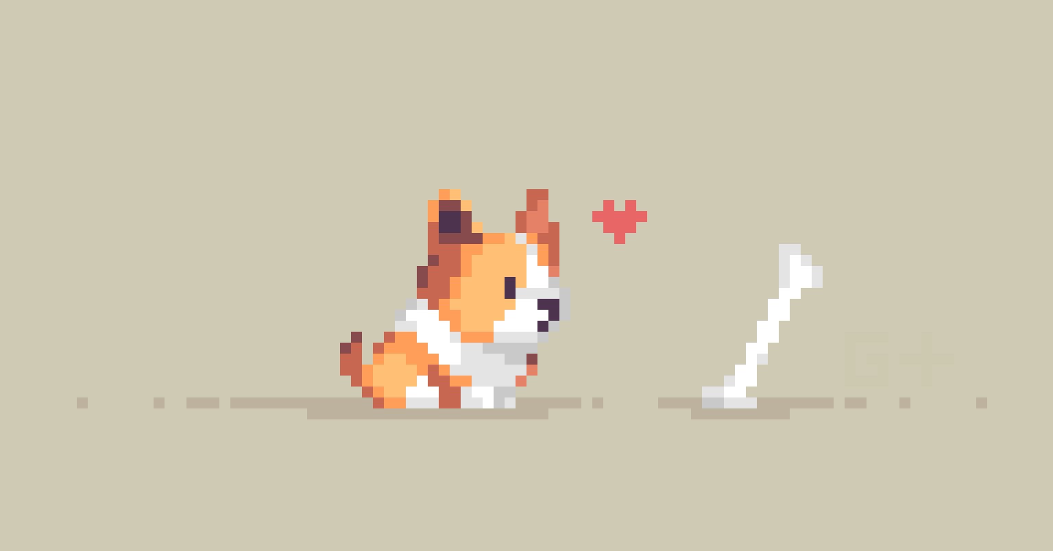 Cute Pixelated Corgi #4 - PIXELATED CORGIS