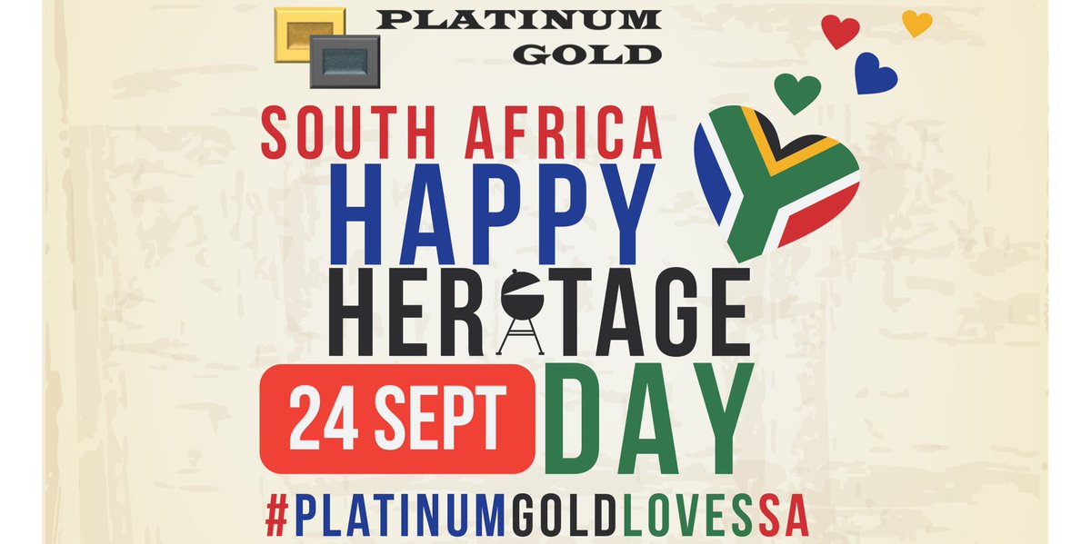 platinumgoldSA's tweet photo. Happy Heritage Day #HeritageDay #HeritageWeekend #heritageday2017 #PlatinumGoldLovesSA https://t.co/rUhgX8jME3