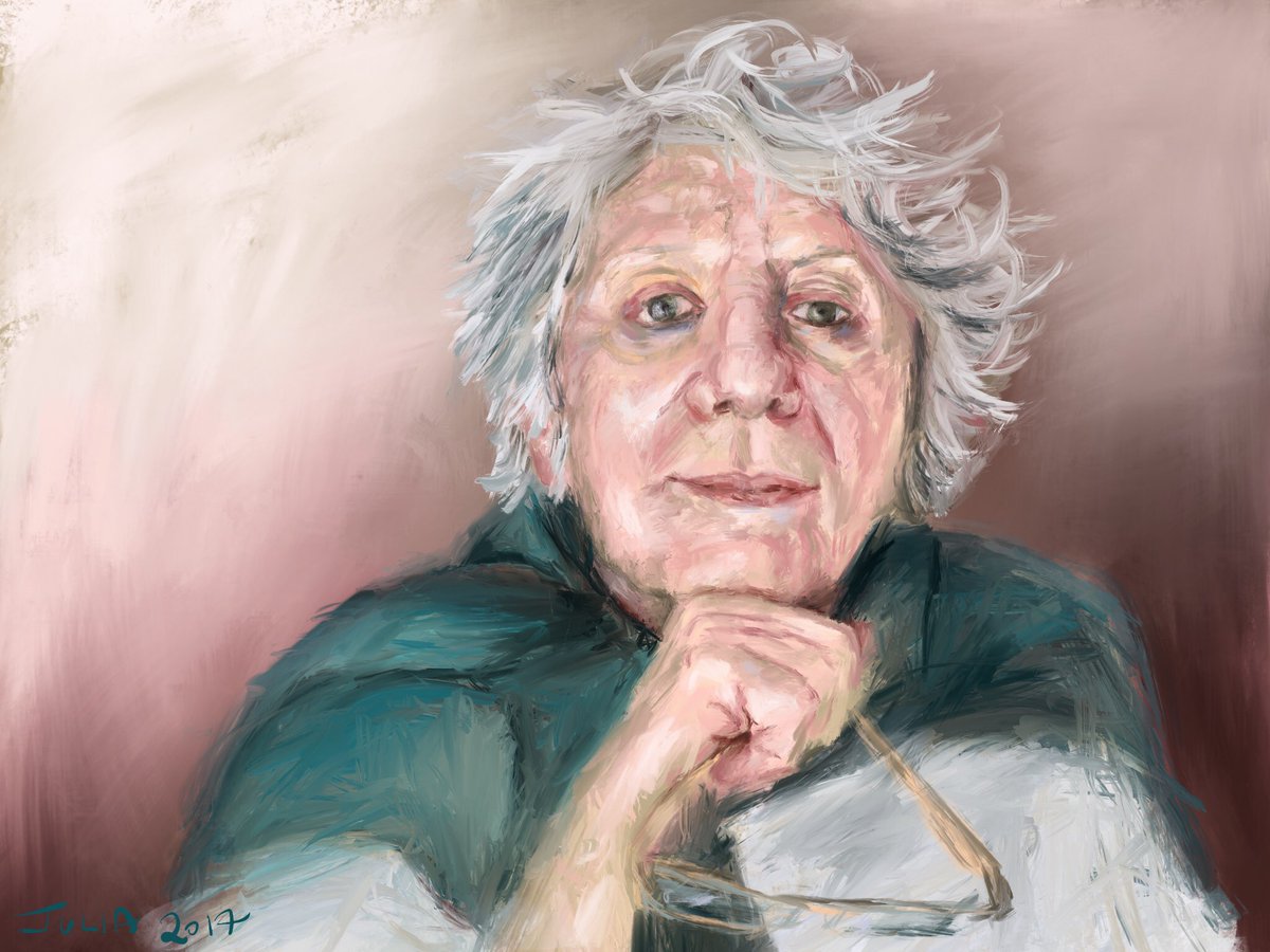 Juliamjane's tweet photo. Trying out the new brushes in @Procreate 4 #ipadart #ipadportrait https://t.co/TP3BOKnQYF