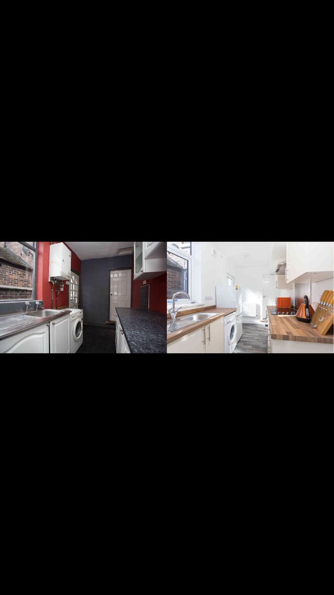 DamantW's tweet photo. Before and after! #propertydeveloper  #propertyagent #propertylife #studentlife #stundets #myhouse #hmo #buytolet #investmentproperty https://t.co/g9dGvsA7CO