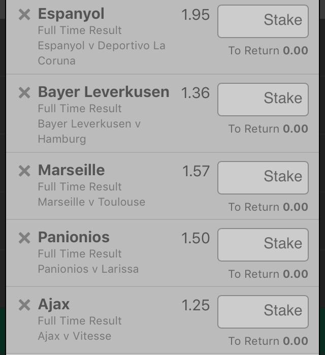 AiroTips's tweet photo. 🔥 Sunday Mega Acca 🔥

➡️ 5 home teams to win. 
➡️ All favourites to win. 
➡️ Stake what you can afford. 

💰 £10 > £78 👌🏻 https://t.co/3ZN8lzpsGz