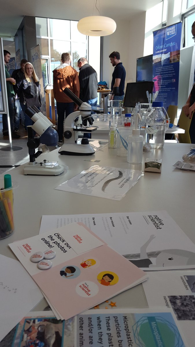 NativeScientis1's tweet image. Yesterday we were at The Lyell Centre @HeriotWattUni, on their 1st Edinburgh Campus Open Day! Photos thanks to #nativescientist @danaoulip