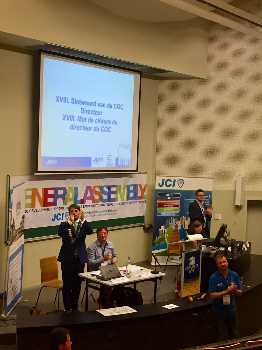 Everything comes to an end. It was fabulons #ThankYou #TomorrowGhent hent wGhent <a href="/jcibelgium/">JCI Belgium</a> <a href="/JCISmartCities/">SmartCitiesPlatform</a> #BeBetter #WeAreJCI #DitIsJCI