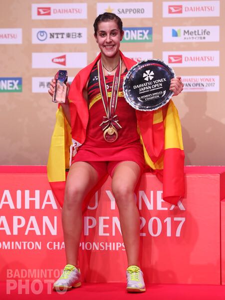 CarolinaMarin's tweet photo. CAMPEONA en el #JapanSS GRACIAS por el apoyo 😊🏆🇯🇵 WINNER at #JapanSS THANK YOU for your support 😘😘😘 #PuedoPorquePiensoQuePuedo https://t.co/AqMx76fRGq