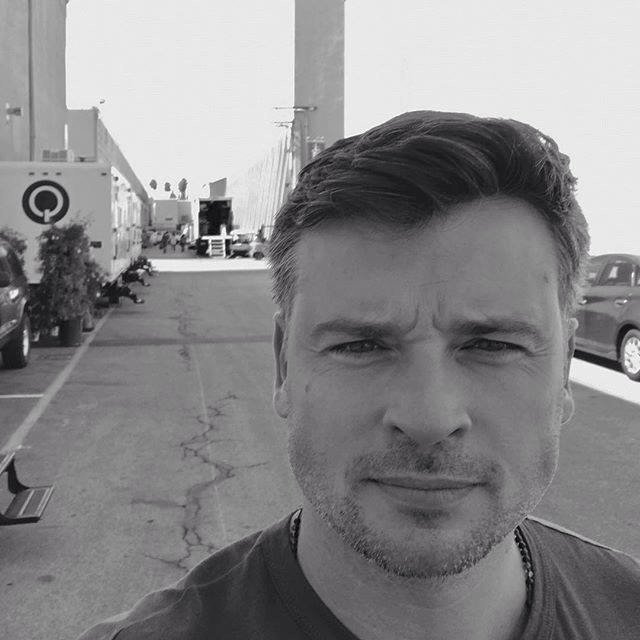 Tom77Welling's tweet photo. On the lot! @LuciferonFOX https://t.co/YJECDegTfu
