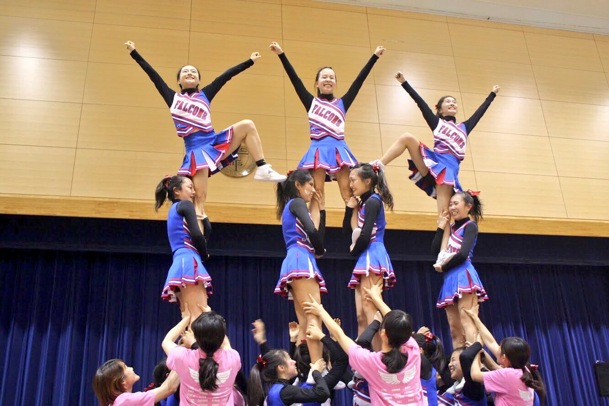 falcons_27th's tweet photo. 9/22、23見にきていただき、ありがとうございました!! 
お楽しみいただけだでしょうか?☺️
支えてくださったコーチさん、先生方、お客���んそして26thに ファルコンズ一同は心から感謝しています✨
超満員の体育館で演技ができたこと、幸せに思います!! 本当にありがとう❤️💙 https://t.co/saha4UV8ak