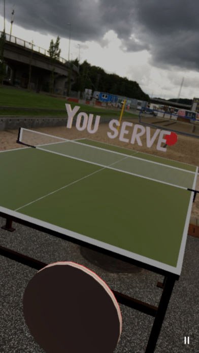 This didn't take long, you can play Ping Pong everywhere we go in AR with Table Tennis AR: vrgamesfor.com/table-tennis-a… #ARKit <a href="/TableTennisAR/">Table Tennis AR</a>