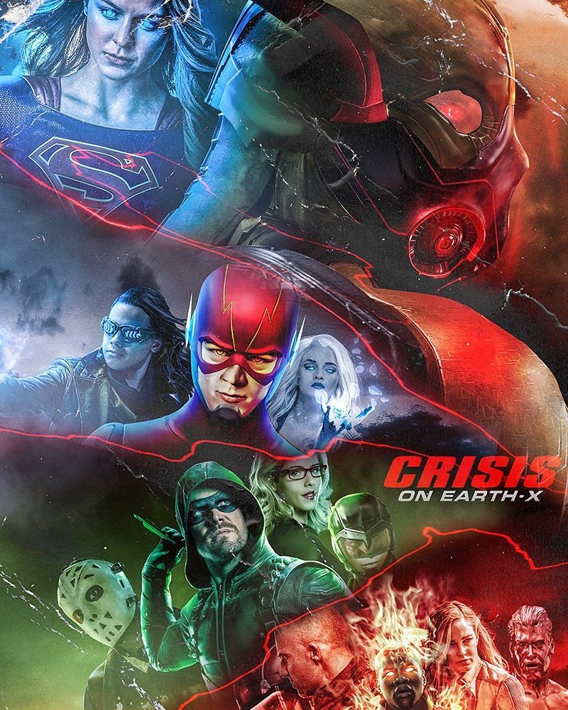 PriscillaCalvan's tweet photo. Please make this poster official for the crossover #TheFlash #Arrow #Supergirl #LegendsofTomorrow https://t.co/TdGIWZPKDg