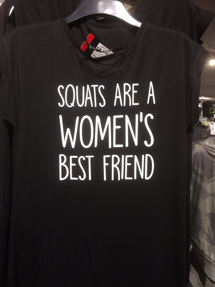 LeonieTA's tweet photo. @SportFXcosmetic just seen this...don't you mean "squats are a woman's best friend?" https://t.co/GcaYZ9x6Qz