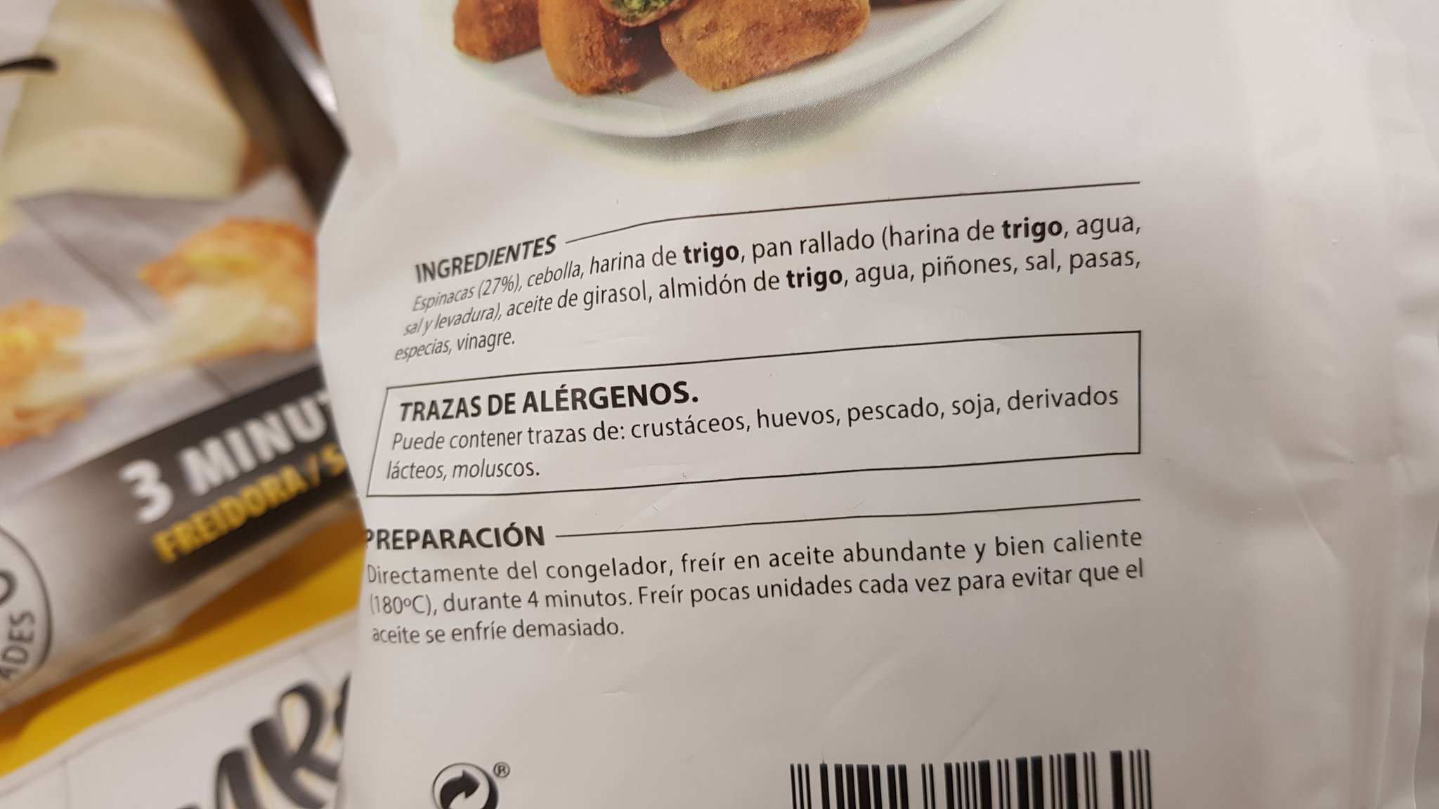 ℳò ⓥ🎗 on Twitter "Croquetas 100 vegetales de espinacas de Mercadona