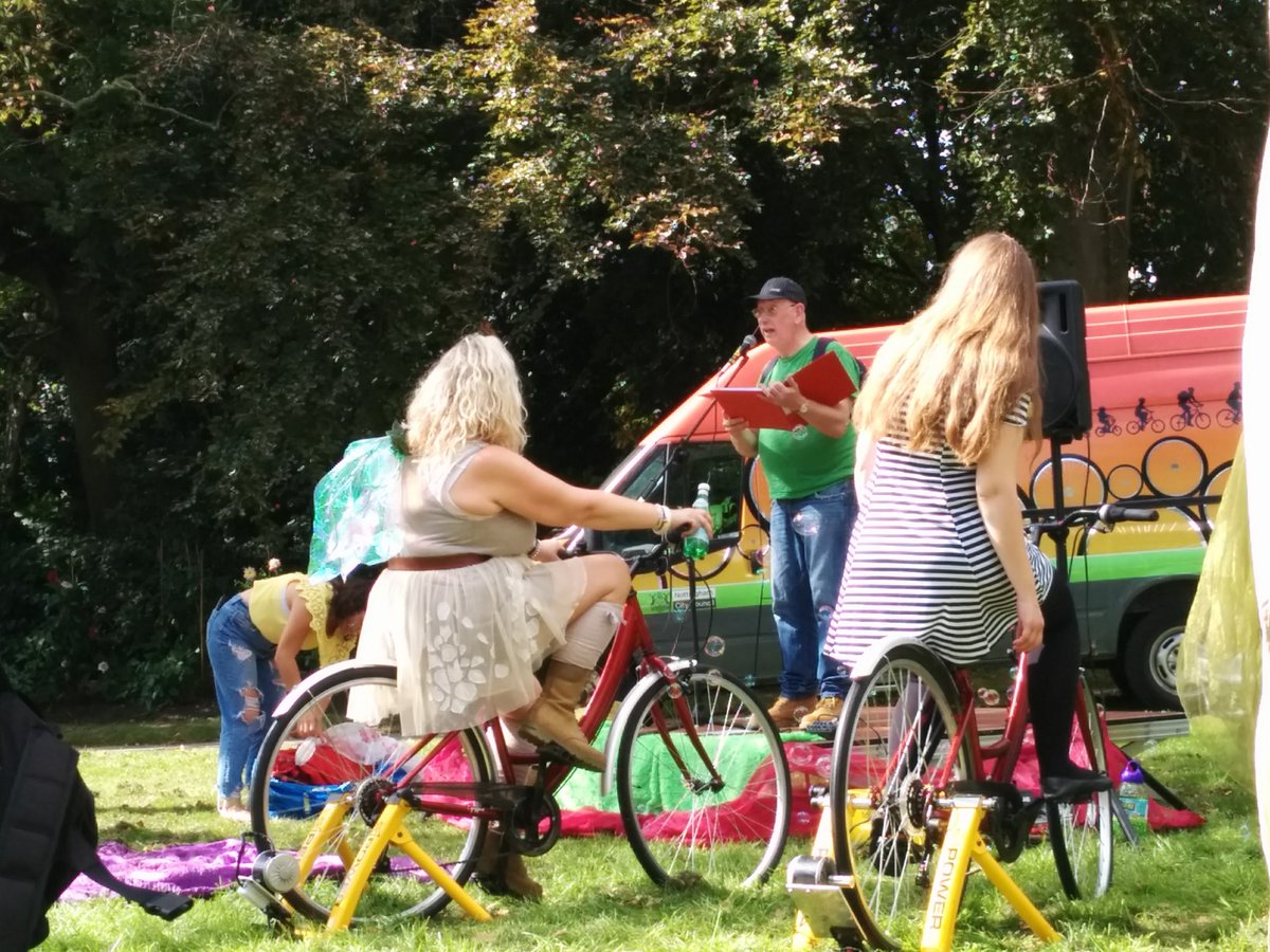 bespokegear's tweet photo. Pedal powered stage for #nottinghamgreenfestival. Contact us for pedal powered sound systems for events!
https://t.co/WHN2MLaUDq https://t.co/FWFEfYOwSF