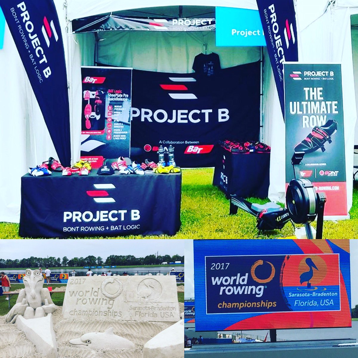 Join us at the #wrch2017 in steamy Flordia @nathanbendersonpark - you can try on every size &amp; colour of the new @projectb_rowing shoes!