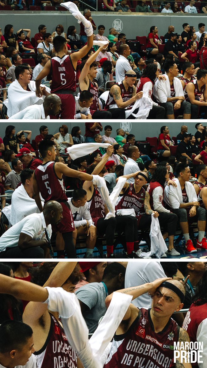 upmaroonpride's tweet photo. Sorry na, @RobRicafort πππ Sobrang saya lang kasi ni @javigdl22 πππ #UPFight #MaroonPride https://t.co/F6n9TZGuLq