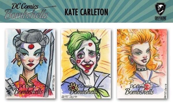 KeelHaulKate's tweet image. Guys! Look out for my bombshell cards out Oct.4th in stores! #cryptozoicentertainment #keelhaulkate #katecarleton #illustration #dcbombshel…