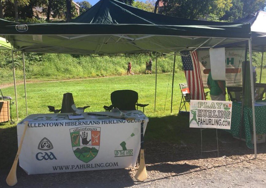 We are back at the Celtic Classic today. Visit us at Heritage Hollow and learn all about Ireland's national sport. #CelticClassic30 🇮🇪🏒