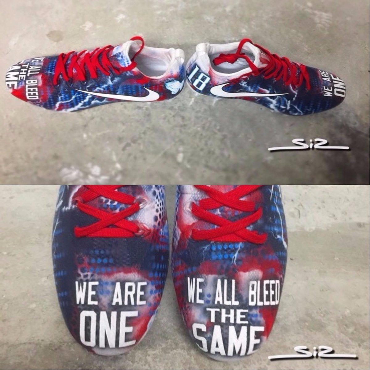 Rishard Matthews' cleats for today. (via <a href="/SolesBySir/">Marcus</a>)