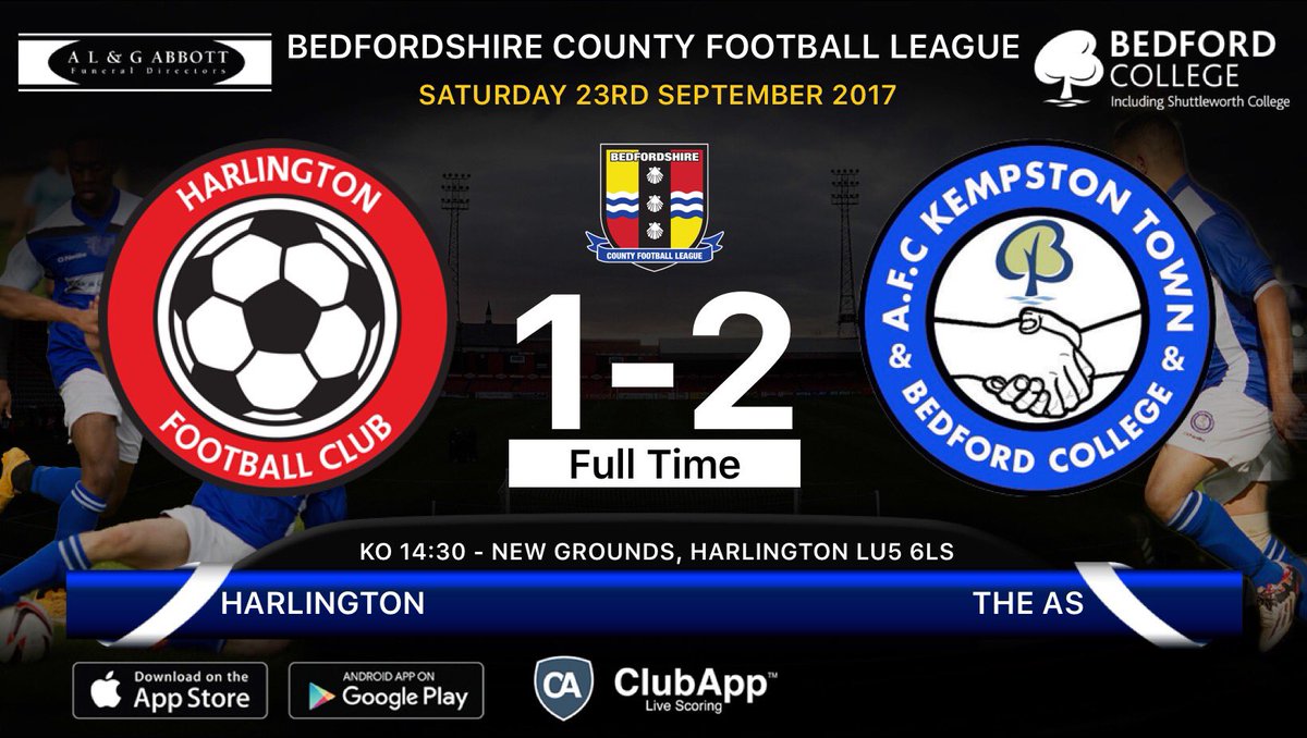 AFC Kempston Town Hammers (@kempstontownfc) on Twitter photo Great 2-1 win for the A's against top of the league <a href="/HarlingtonFC/">Harlington FC</a> Brace from <a href="/JakeDux97/">Jake Duxbury</a> enough to secure 3 points #townfamily <a href="/BedsFA/">Bedfordshire FA</a> Great 2-1 win for the A's against top of the league <a href="/HarlingtonFC/">Harlington FC</a> Brace from <a href="/JakeDux97/">Jake Duxbury</a> enough to secure 3 points #townfamily <a href="/BedsFA/">Bedfordshire FA</a>