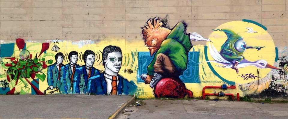 fullyfuller's tweet photo. Artist of the Week: Luispak, Italy, Surreal, Soulful #streetart #mural #art #graffiti https://t.co/JQEG8V0Znw #luispak https://t.co/vCKOkxxuju