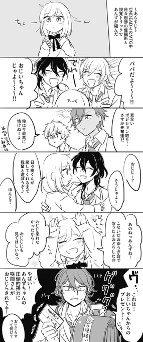 > 日々樹渉のマジックにより幼女化したあんずのお世話をするUNDEAD24時 https://t.co/gJDyTIKlO0 
リクありがとうございました!あんでっとはファミリー 