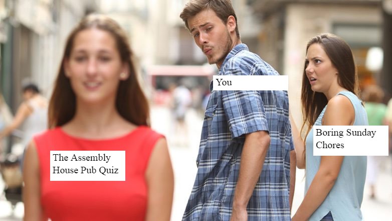 The Weekend isn't over yet! Join us for our Pub Quiz tonight at 7.30 for ur chance to win the big cash prize and some runner up prizes too!