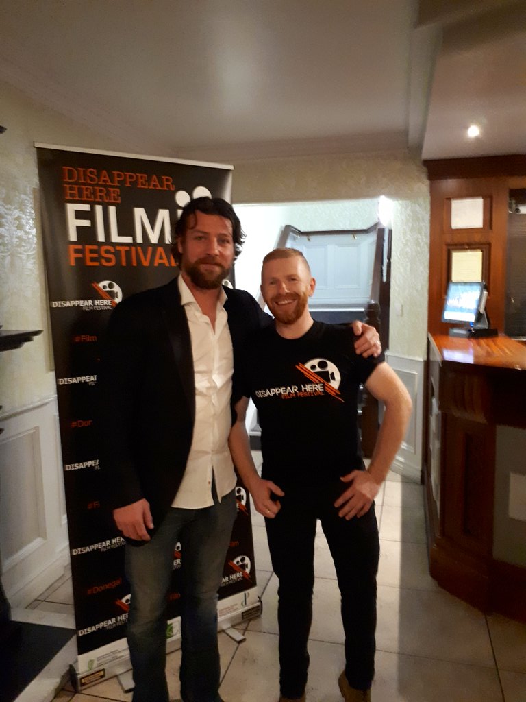 Its all happening in @BallyliffinHote  this weekend 1st Film Festival disappear media and getting to meet John Duddy actor &amp; boxer 🤓
Legend!