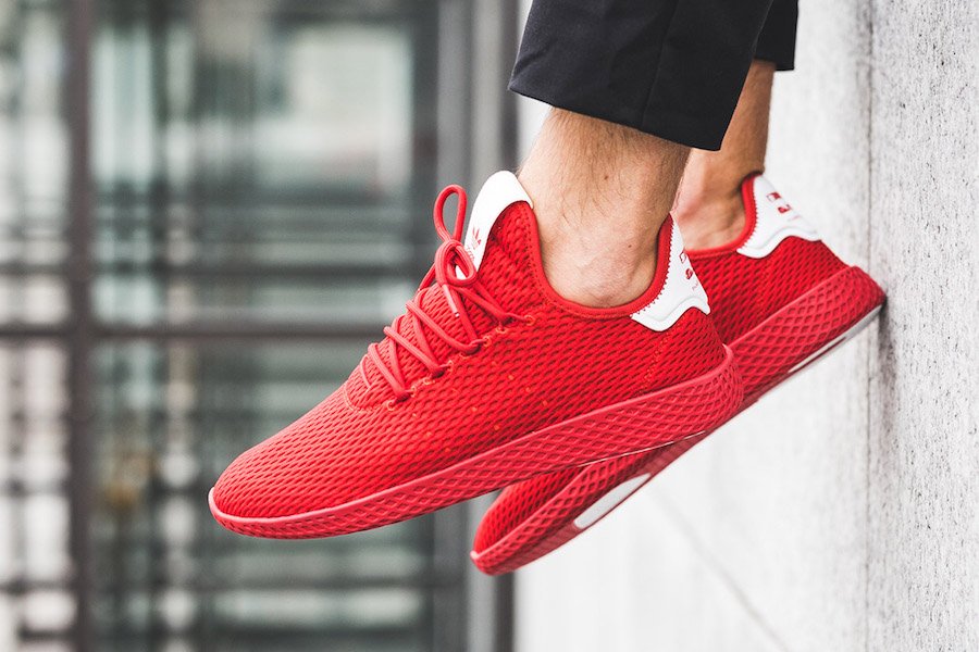 SunSandSport's tweet photo. Celebrate the hues of humanity with the Pharrell Williams x adidas Tennis Hu Solids Pack! Shop the Scarlet hue in-stores now! https://t.co/H4TcYRGrhr