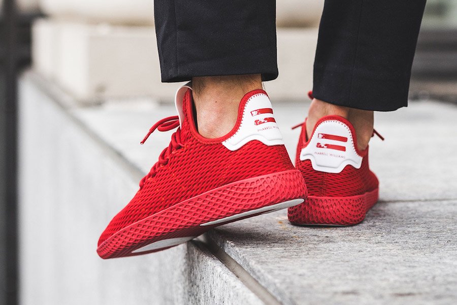 SunSandSport's tweet photo. Celebrate the hues of humanity with the Pharrell Williams x adidas Tennis Hu Solids Pack! Shop the Scarlet hue in-stores now! https://t.co/H4TcYRGrhr
