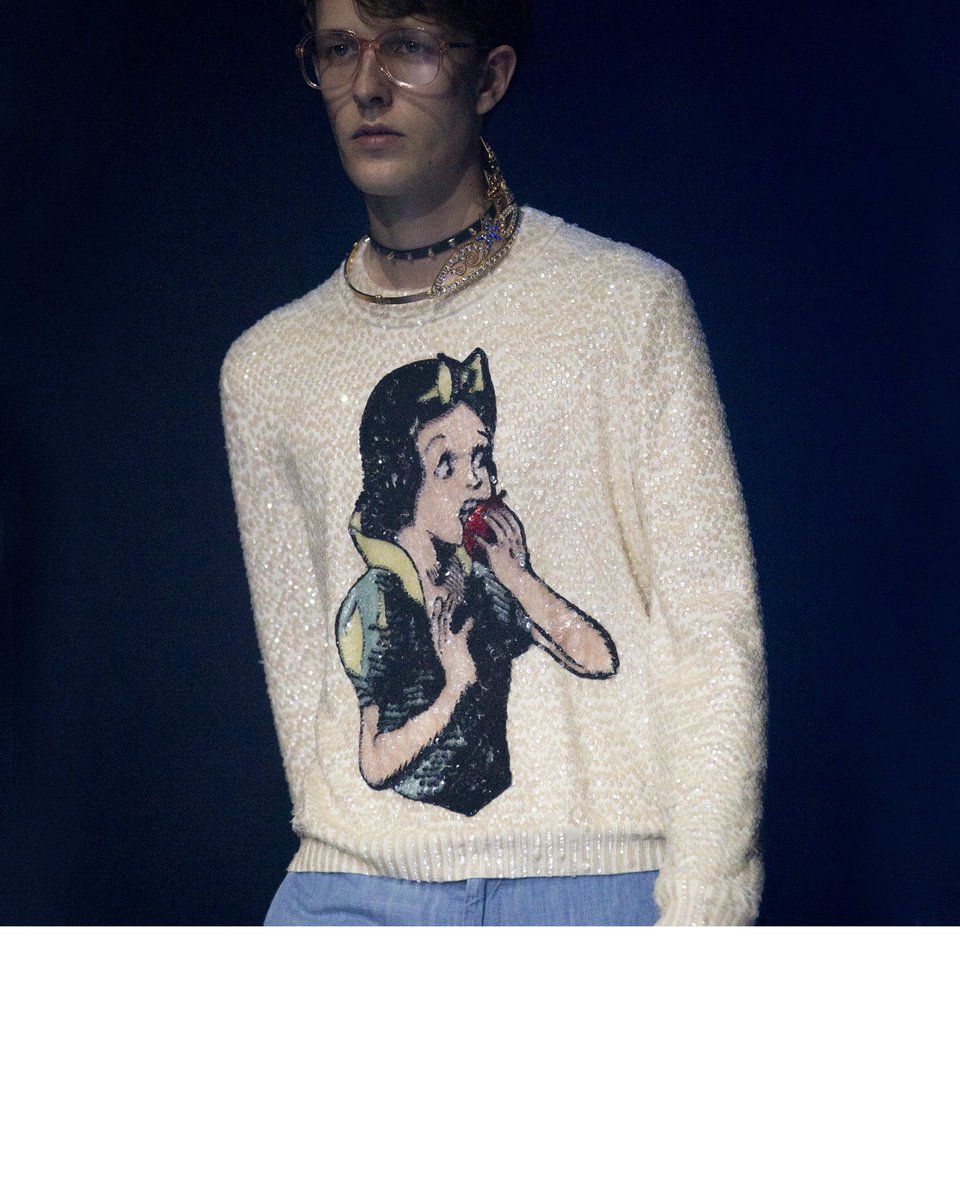 gucci snow white sweatshirt