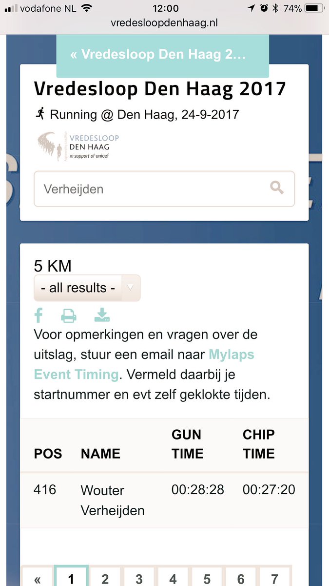 woutver's tweet photo. Niet slecht gedaan tijdens #vredesloop. En dan te bedenken dat ik gister tot laat heb gefeest. Ben er best blij mee. https://t.co/zqWluqhQKb