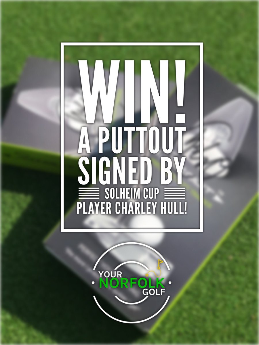 yournorfolkgolf's tweet photo. To celebrate the #BritishMasters 🇬🇧 we're giving away a @puttoutgolf signed by British #1 @HullCharley 

#FOLLOW &amp; #RT ✅

Ends 25/09/17 9pm. https://t.co/r6GyWstU2b
