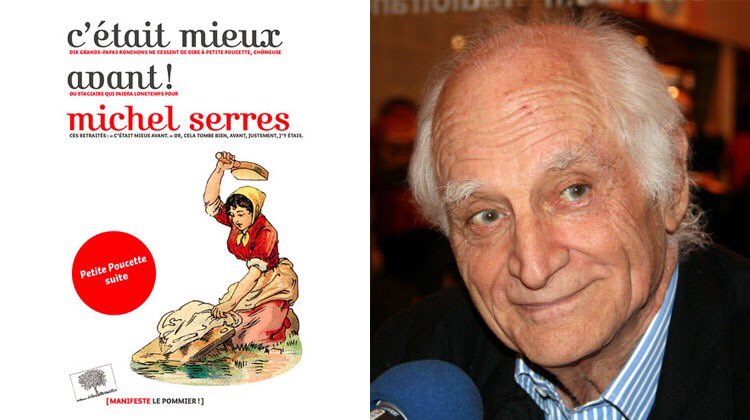 EchoSciSud's tweet image. #LeCoinLecture avec &quot;C&apos;était mieux avant&quot; de Michel Serres, philosophe et académicien echosciences-sud.fr/communautes/le…