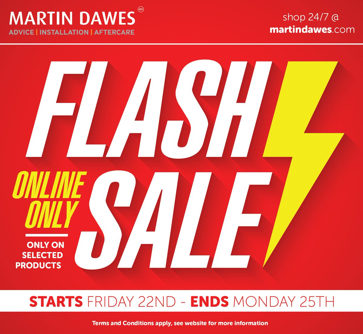Our Flash Sale is still on!⚡Check it out - martindawes.com/sale #tvsale #sale