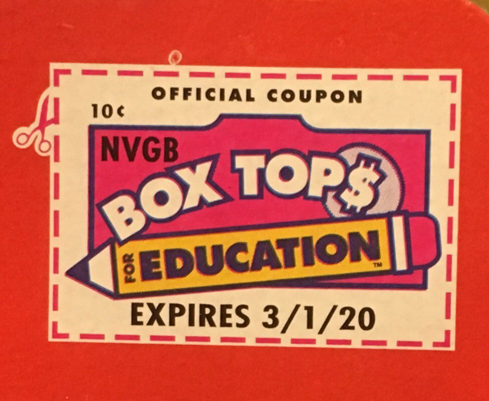 hjstapel's tweet photo. Middle School is collecting Box Tops. School earns $ for each one.  Donation box in the library.  Every little bit helps! https://t.co/BicSOOmRgT