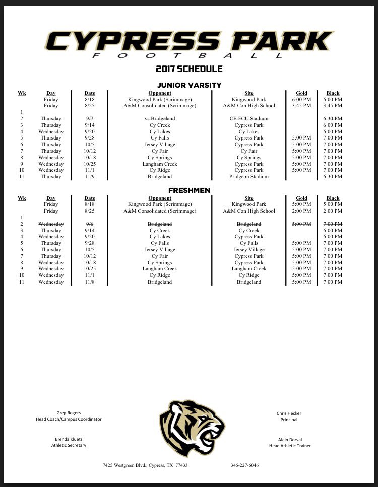 Cy Park Football tweet media