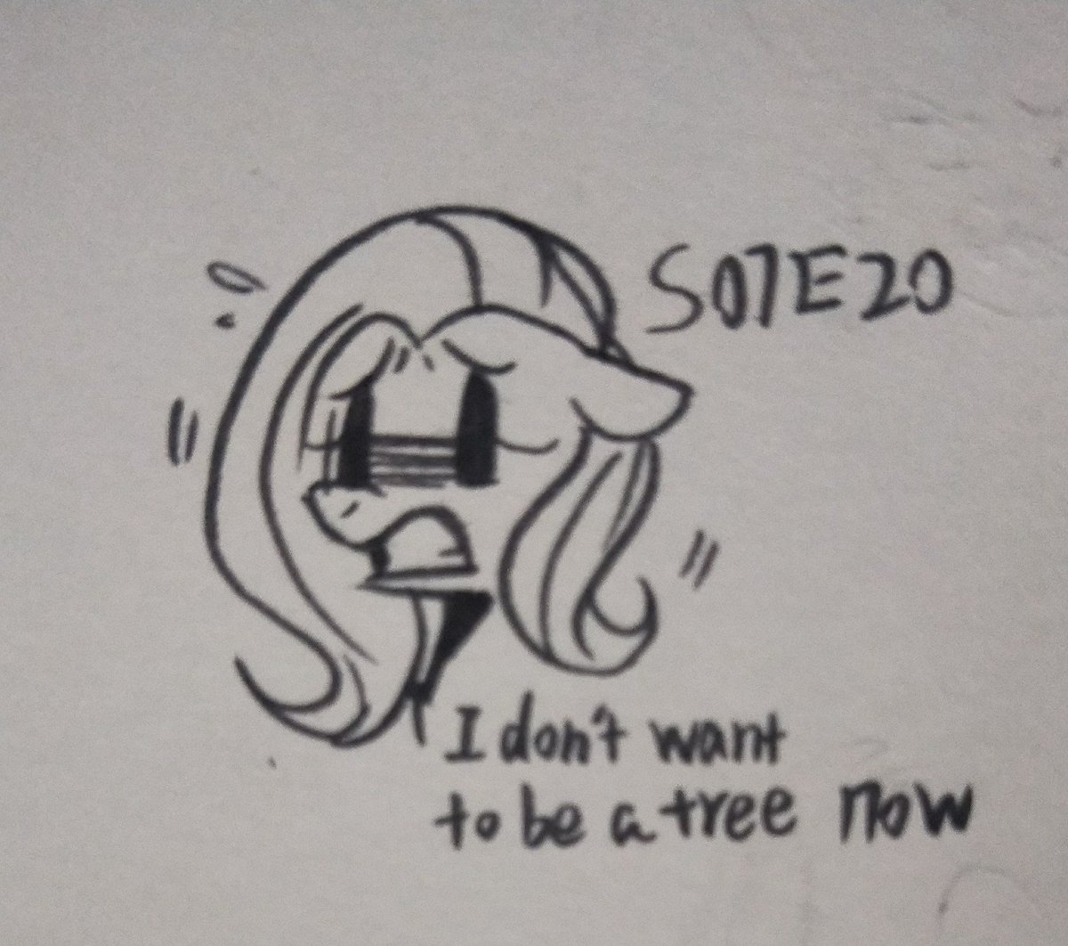 ColorfulCo1or's tweet photo. 新的一集让我产生的脑洞owo #MLPSeason7 #fluttertree #fluttershy https://t.co/1zReyv69yw