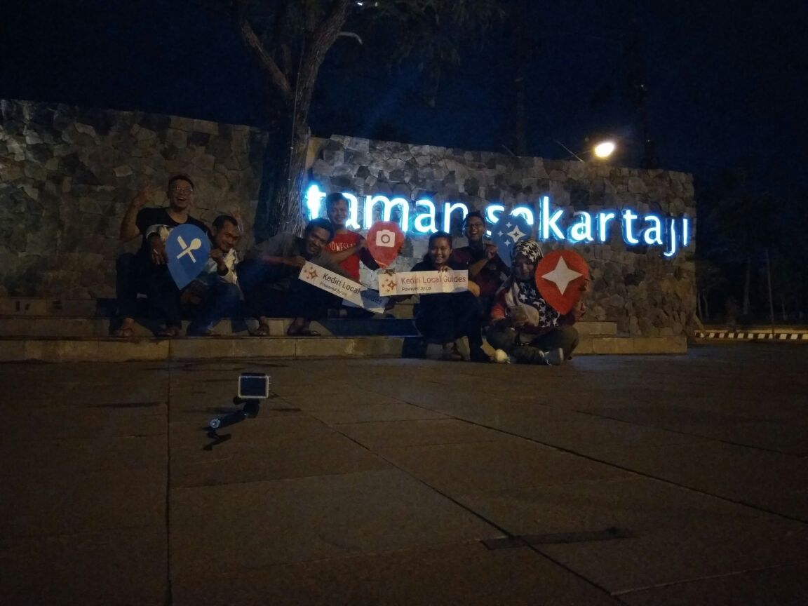 first meet up local guide kediri, jawa timur, Indonesia. potho walk in sekartaji park #localguides