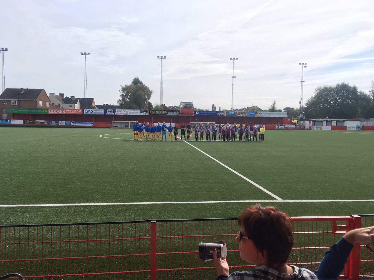 And the teams are out. Kick off not too far away #avfc