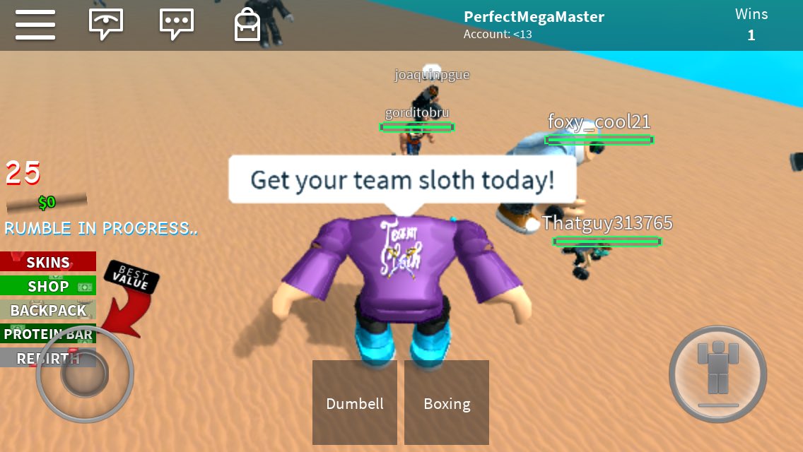 Perfect_RBLX's tweet photo. @Pokediger1 SPREADING THE WORD OF TEAM SLOTH FOREVER!!!!' https://t.co/EZESNdvSL3