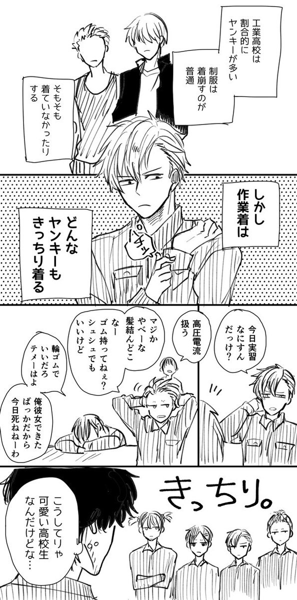 【創作】工業高校生の日常
※工業高校についての細かい所は広い心でお読みください※ 