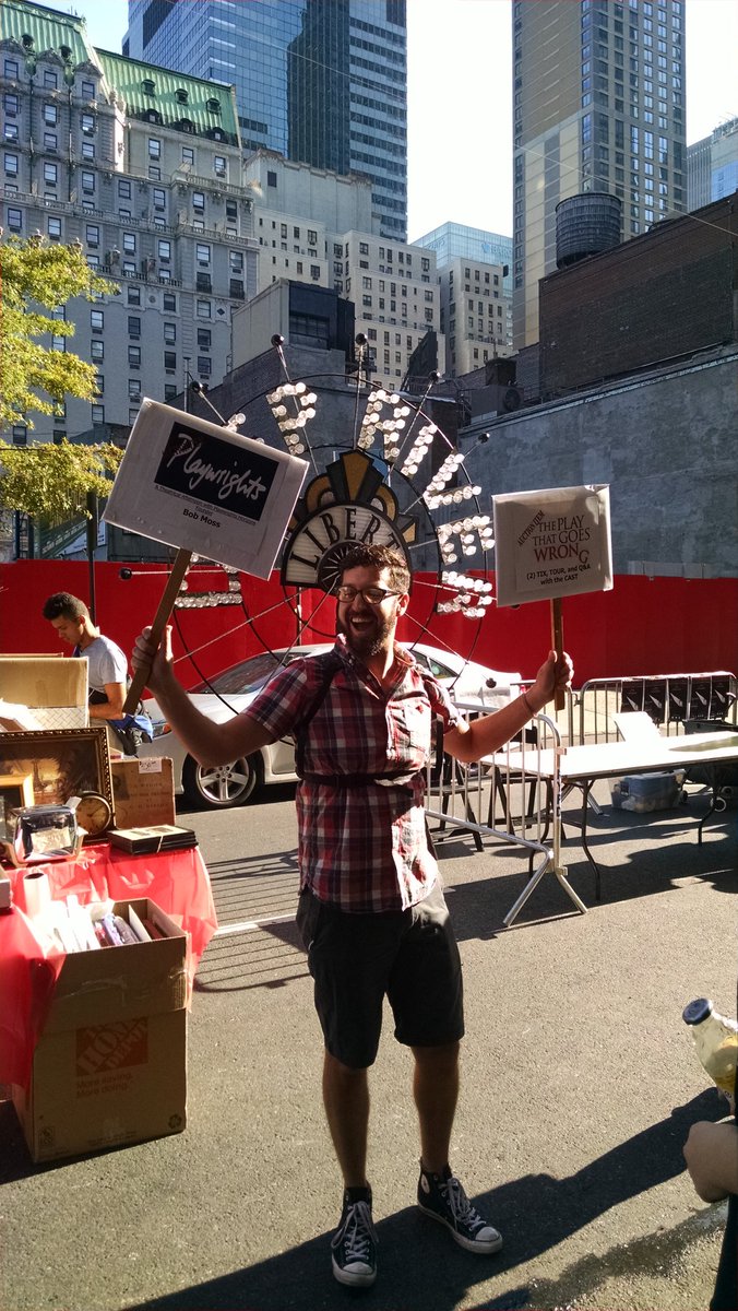 JulieWolkoff's tweet photo. Backstage tours, props, cast board from "Shuffle Along" - bid on them #SDCweb #BroadwayFlea . https://t.co/zLfb9ui3CE