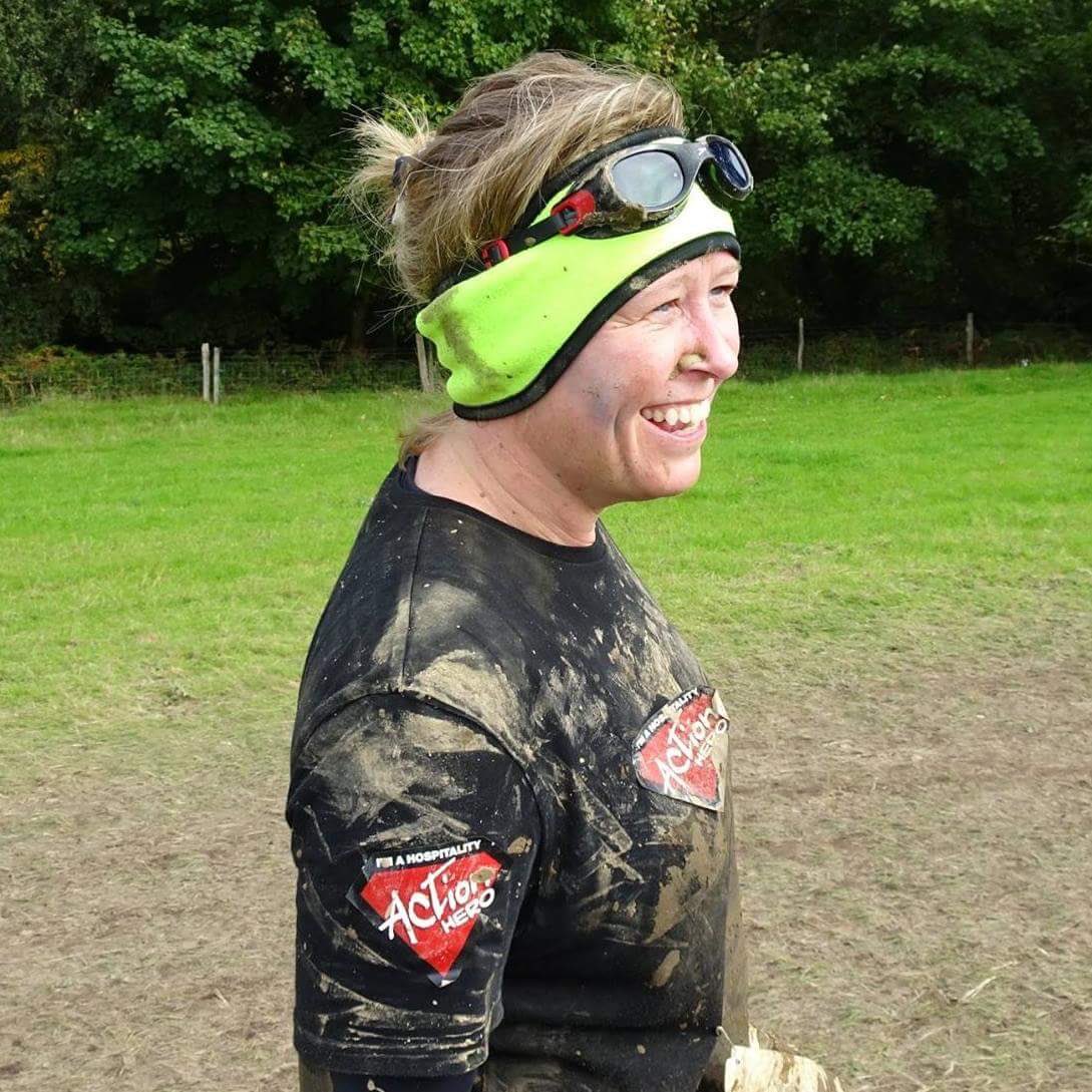 SarahKingACT's tweet photo. I did it! £218 raised 4 @HospAction 13 Obstacles, 5.5 Miles &amp; an enormous amount of Mud! Not too late to sponsor Text ORCR80 + £'s to 70070 https://t.co/Mas2rYBLot
