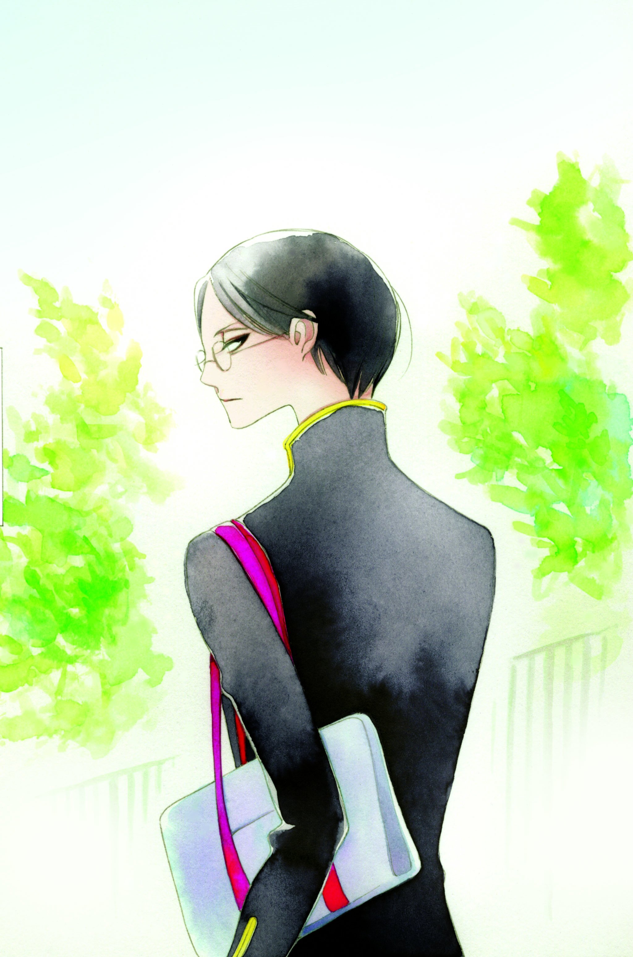 楽園編集部 楽園くん 仮 イラストギャラリー 弊誌第２号に掲載された 楽園くん 仮 シリーズ第１作 おはよう楽園くん 仮 より 当初はマンガの１ｐ目をカラーで描いて戴き それをポストカードに ポスカがそのまま 楽園くん 仮 の世界に繋がる様