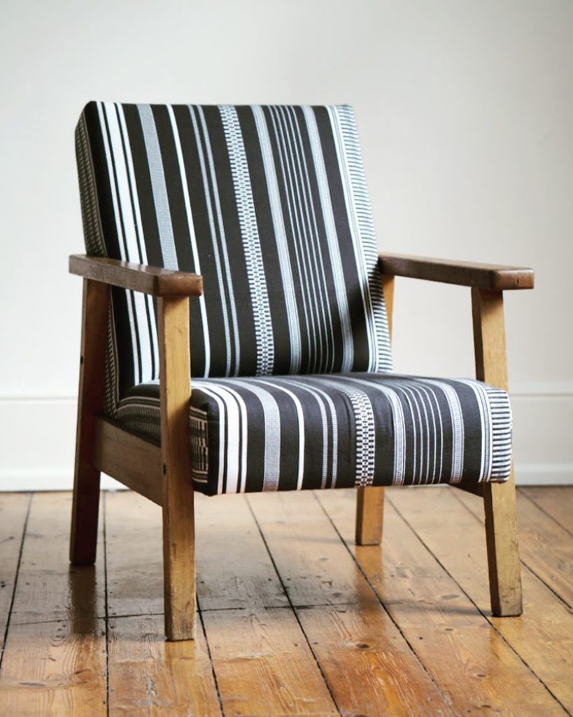 MungoDesign's tweet photo. When you are gifted a grimey chair and the only fabric lying around is the Mali Cloth pretty things happen! #notup… https://t.co/szl8U6msiq https://t.co/3gcFjIGoms