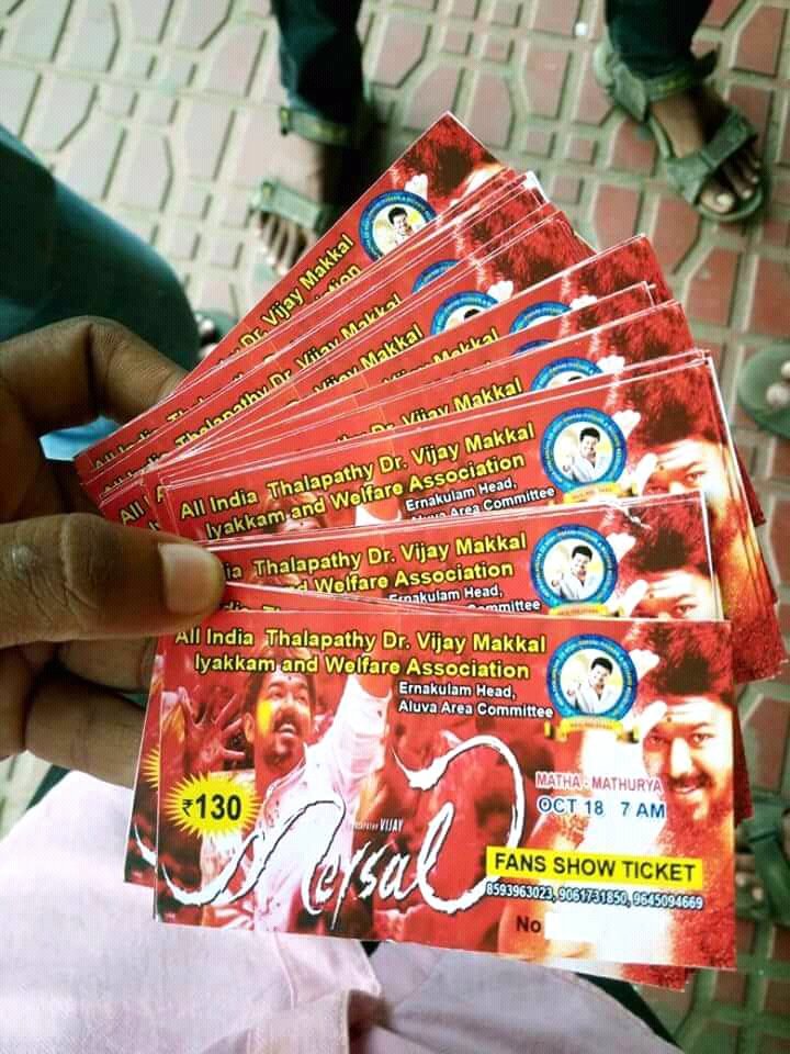 DrVijayGroup's tweet photo. #Mersal Fans Show Tickets #ErnakulamHead , #AluvaAreaCommittee #Kerala !
SENSATIONAL MERSAL TEASER https://t.co/93HJYCDk2B