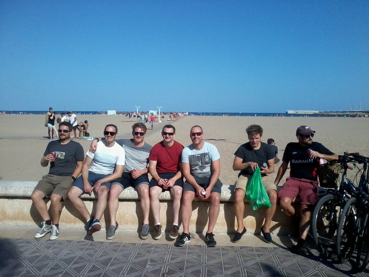 TheSpainEventT's tweet photo. Bike tour with beach, beer, tapas and a bikini-clad stag. Things got messy :) @TheSpainEvent @hashtagtopher #stagdo #Valencia #tapas https://t.co/vceKormyfl