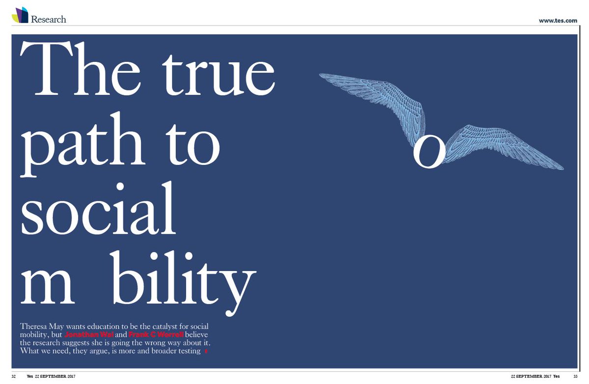 tes's tweet photo. 'We are not doing enough to develop gifted students and we are particularly bad at developing the brightest among the poor' #SocialMobility https://t.co/CDMoaSy4dh