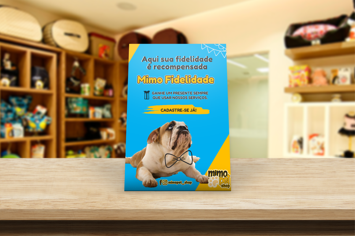 SociandoDigital's tweet photo. Criação do programa de fidelidade do @mimopet_shop. O diferencial desse sistema é que ele presenteia o cliente com um mimo a cada utilização https://t.co/g8OsW0wdKy
