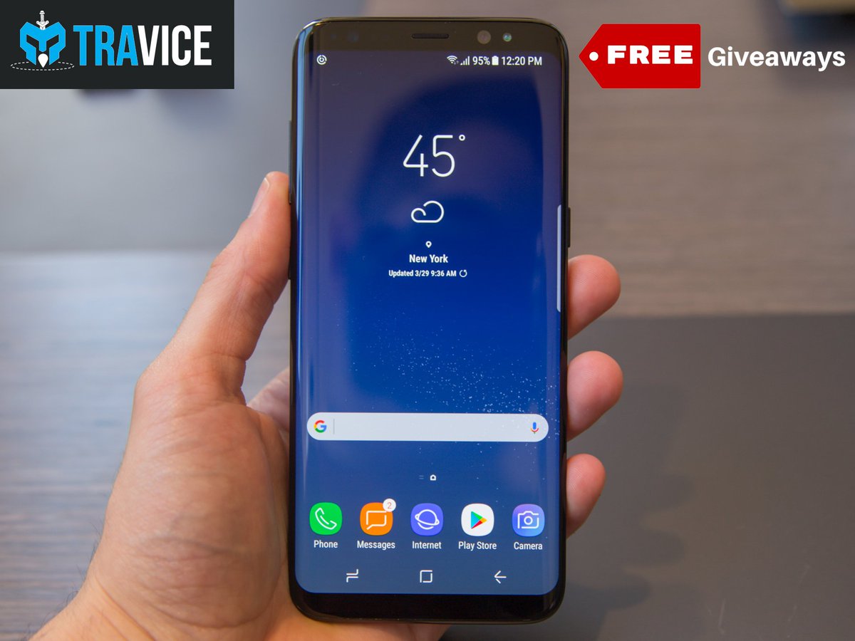 Traviceapp's tweet photo. 🎉Enter to #Win a fabulous #Samsungs8 with @Traviceapp #Giveaway #Gleam   #DontMissThis #TraviceGiveAway #Samsung 🎉https://t.co/d8tatqj7At https://t.co/iOcYuybydN