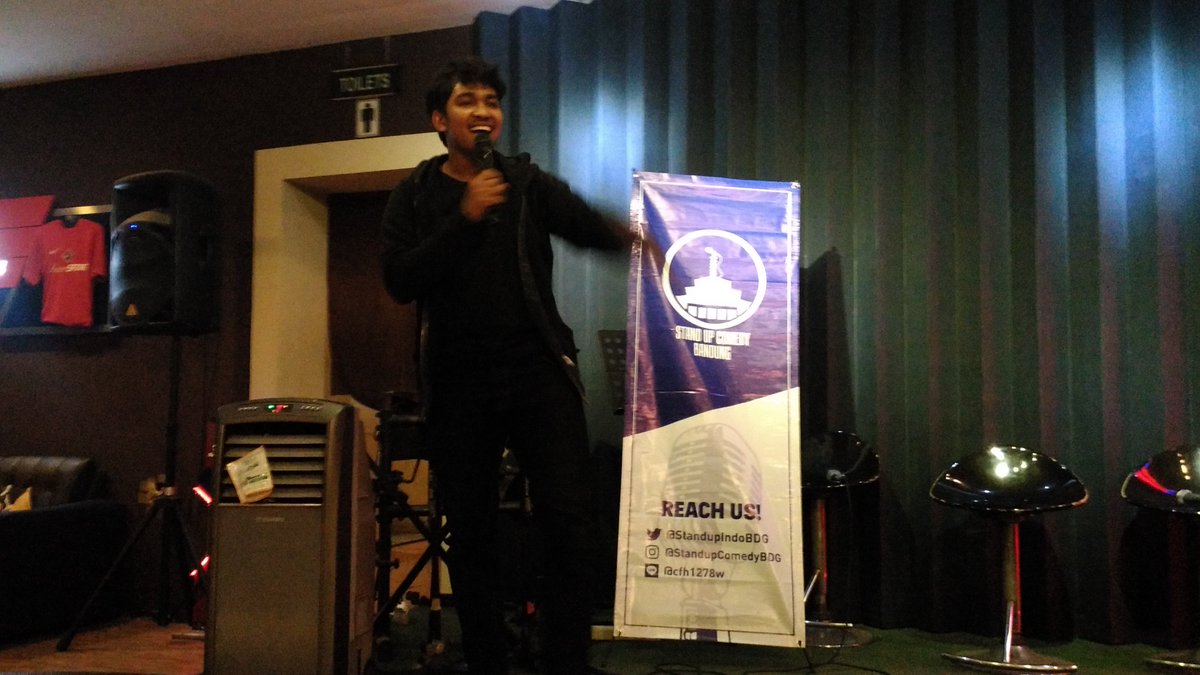 Comic pertama malam ini ada mahasiswa UIN yang berasal dr Alor. @adi_arq